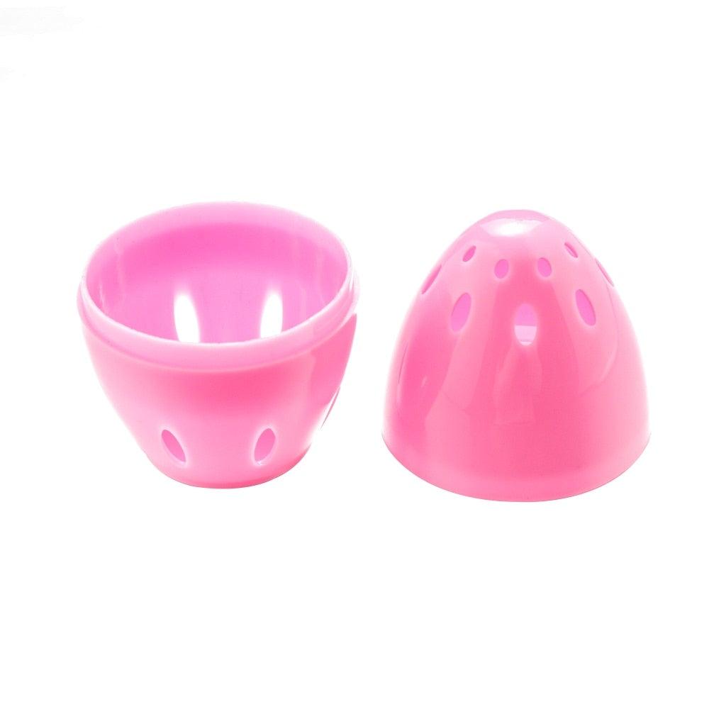 Makeup Sponge Case Capsule Shaped Box Container Makeup Drying Holder Easy Sponge Display Storage Cosmetic Puff Holder Egg Shape Box