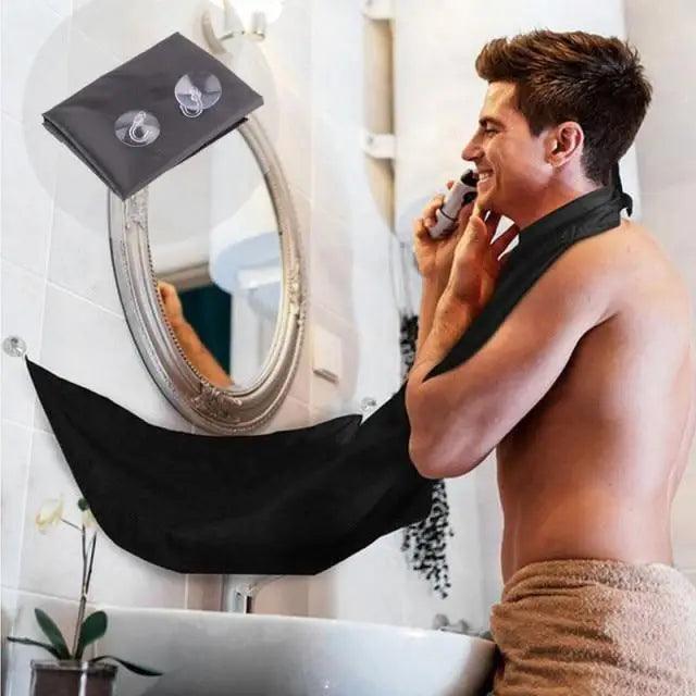 Man Practical Bathroom Waterproof Male Beard Hair Care Shave Portable Apron Mustache Cutting Repair Bib Household Cleaning Tools