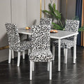 Marble Printed Stretch Chair Cover For Dining Room Office Banquet Chair Protector Elastic Material Armchair Cover  Chair Cover Chair Slipcover Marble Background Texture Parson Chair