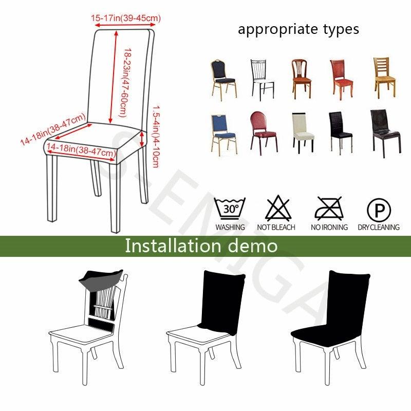Marble Printed Stretch Chair Cover For Dining Room Office Banquet Chair Protector Elastic Material Armchair Cover  Chair Cover Chair Slipcover Marble Background Texture Parson Chair