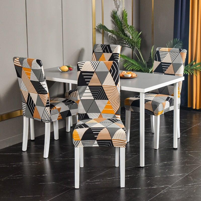Marble Printed Stretch Chair Cover For Dining Room Office Banquet Chair Protector Elastic Material Armchair Cover  Chair Cover Chair Slipcover Marble Background Texture Parson Chair