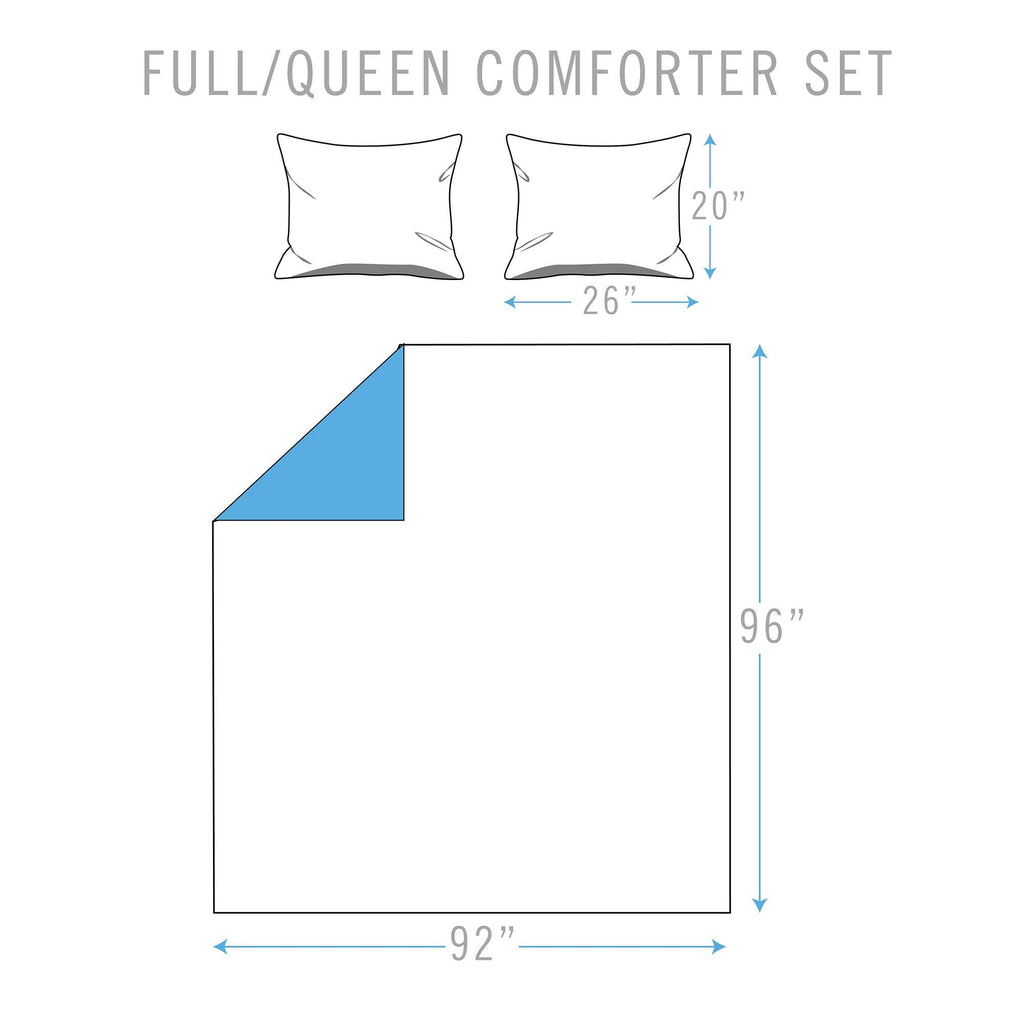 Marble Reversible Comforter Set