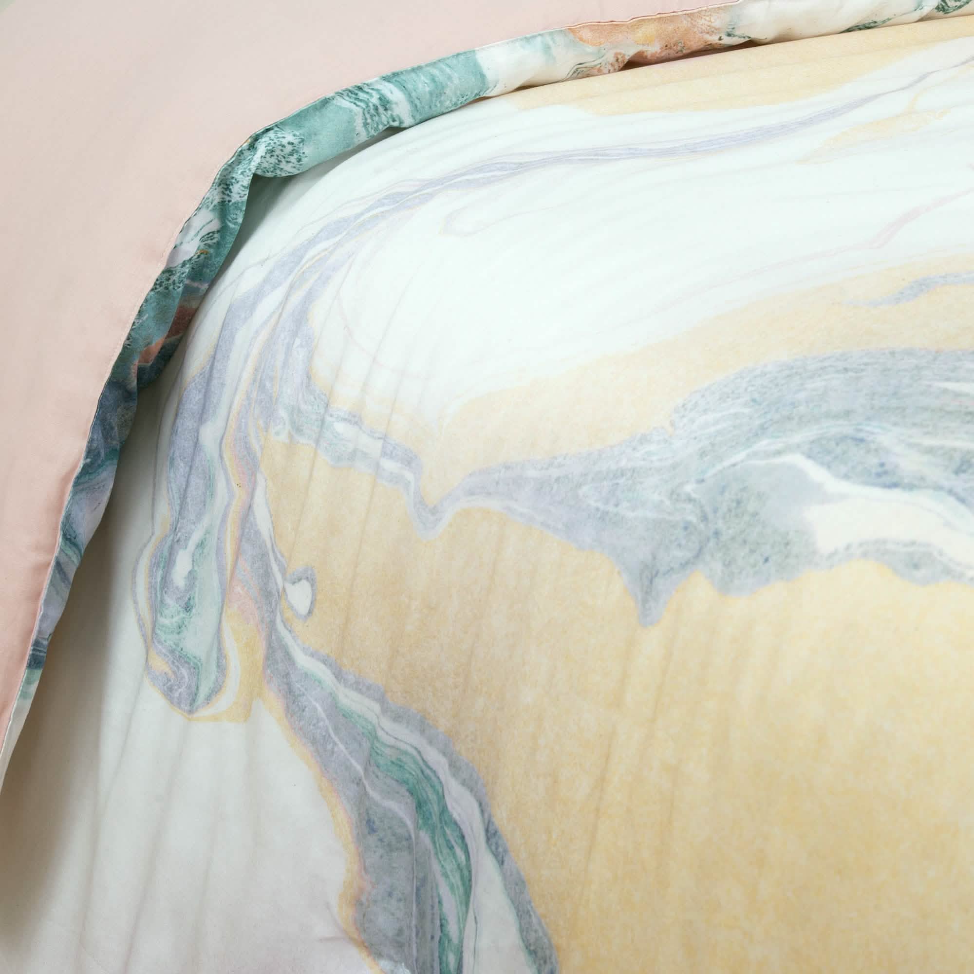 Marble Reversible Comforter Set