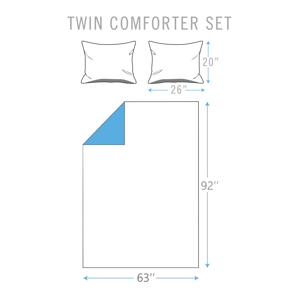 Marble Reversible Comforter Set