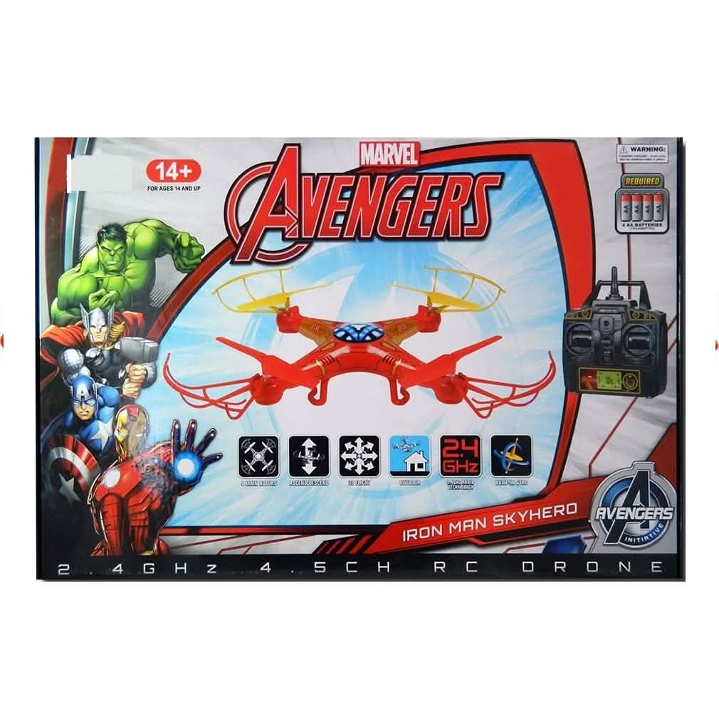 Marvel Licensed Avengers Sky Hero 2.4GHz 4.5CH RC Drone