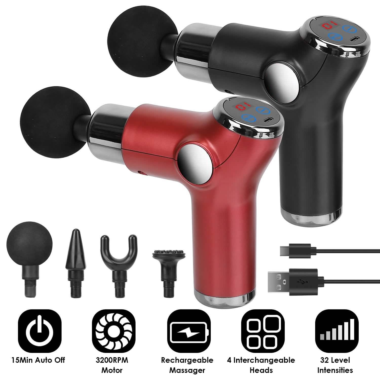 Massage Gun Deep Tissue Fascia Massager