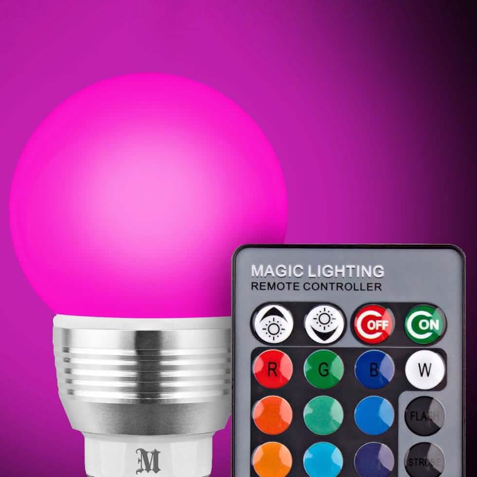 Massimo Retro LED Color Changing Light Bulbs