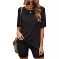 Matching Biker Short and T-Shirt Set
