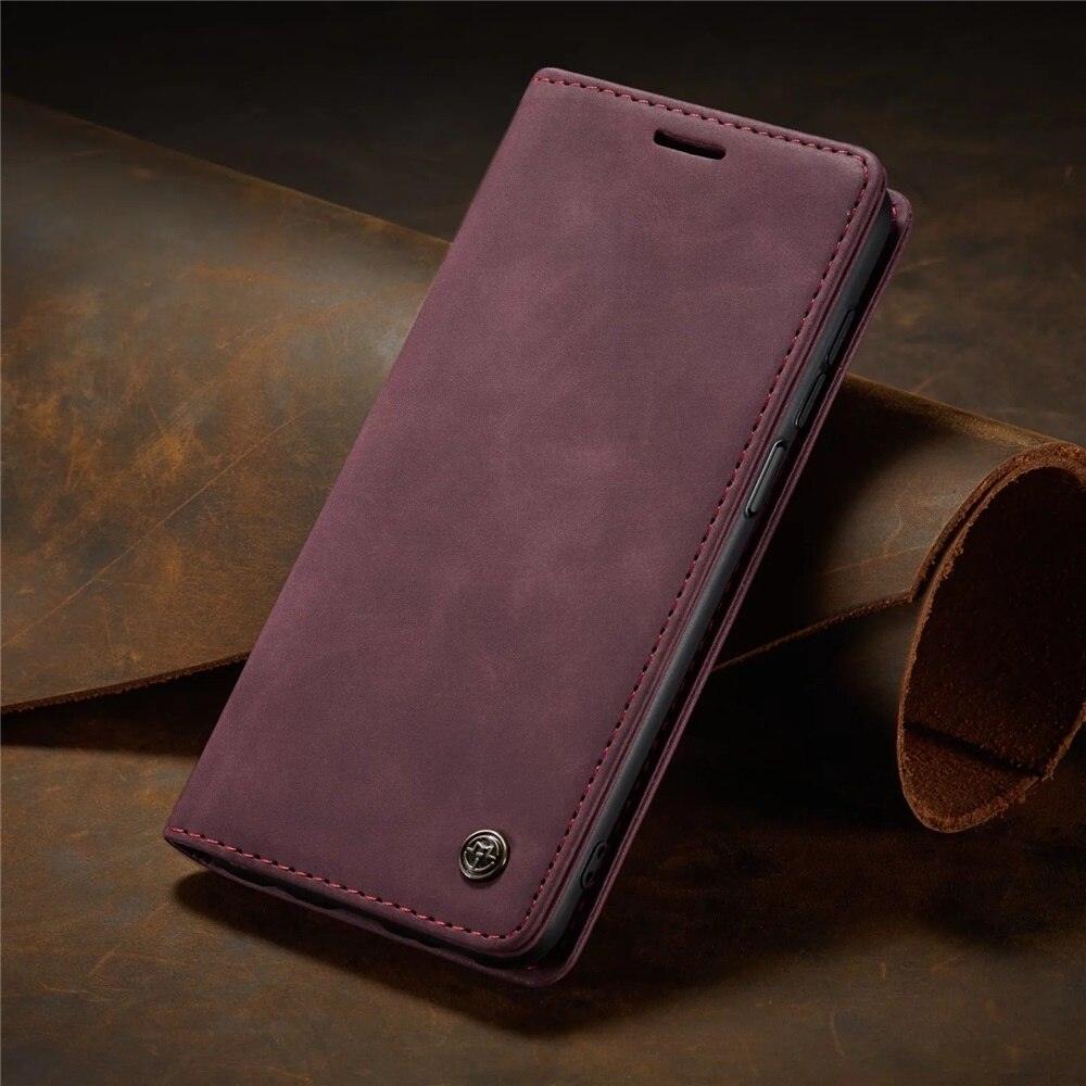 Matte Leather Case for Xiaomi Mi 9T CC9 10T 11T 12T Pro Lite 5G Redmi Note 8 9s 10 11 11S Pro Wallet Flip Cover Poco F3 M3 Pro  Women with Card Holder Kickstand Magnetic Leather Flip Case