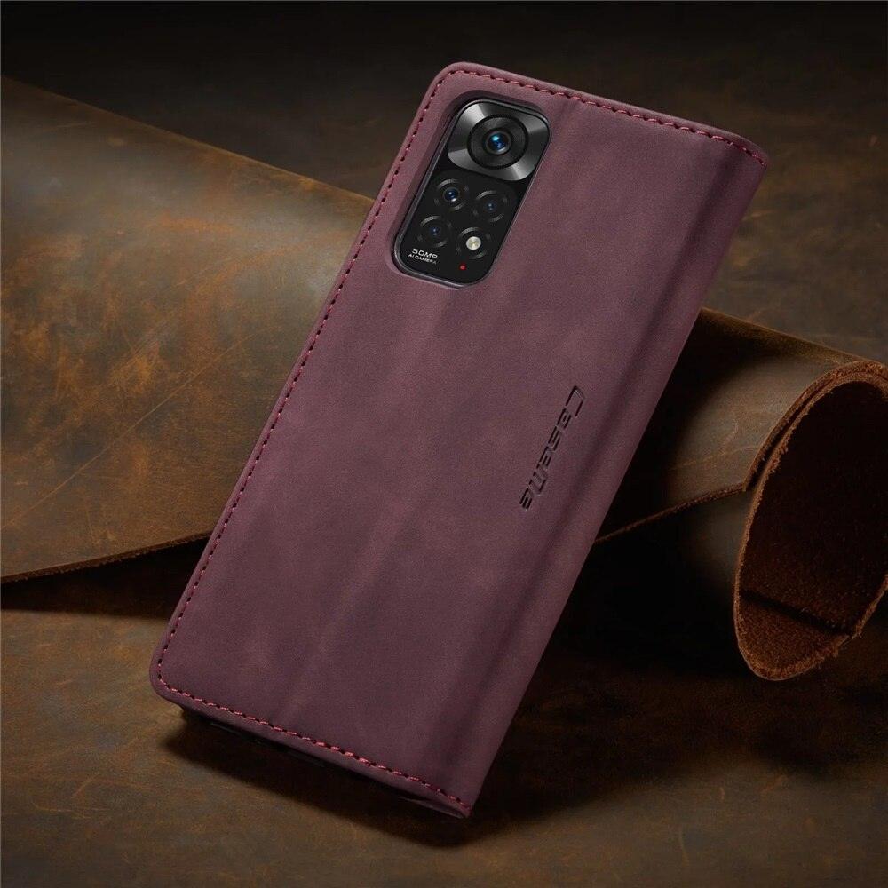 Matte Leather Case for Xiaomi Mi 9T CC9 10T 11T 12T Pro Lite 5G Redmi Note 8 9s 10 11 11S Pro Wallet Flip Cover Poco F3 M3 Pro  Women with Card Holder Kickstand Magnetic Leather Flip Case