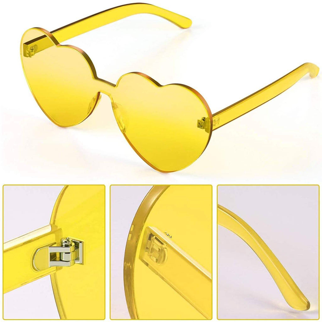 Maxdot Heart Shape Sunglasses Party Sunglasses