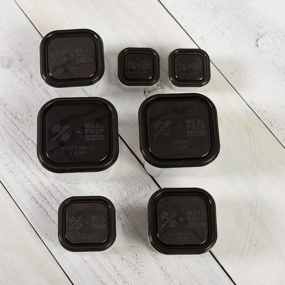 Meal Prep Haven 7 Piece Portion Control Container Kit