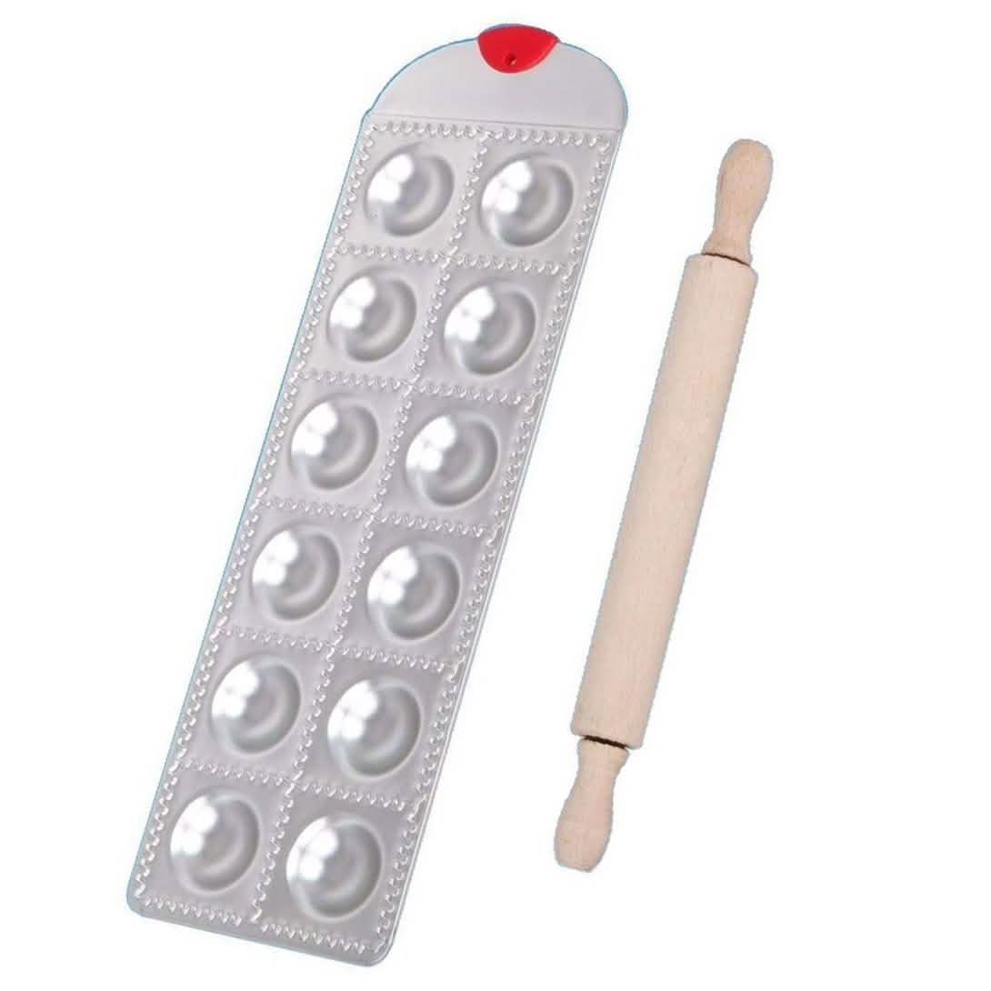Meglio Aluminum Electric Ravioli with Roller