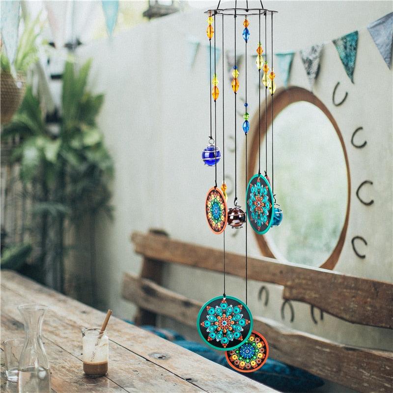 Memorial Wind-chimes Crystal Ball Rainbow Maker Window Sun-catcher Hanging Fengshui Wind Chimes Decoration For Patio Balcony Garden Ornaments Decor For Window Home Garden