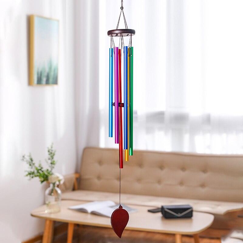 Memorial Wind Chimes for Outside Deep Tone Antique Outdoor Sympathy Wind-Chime Resonant 6 Tubes Wind Chime Bells Wind Hanging Living  Elegant Chime Home Decor Gift Car Outdoor Yard Garden Metal Wind Music