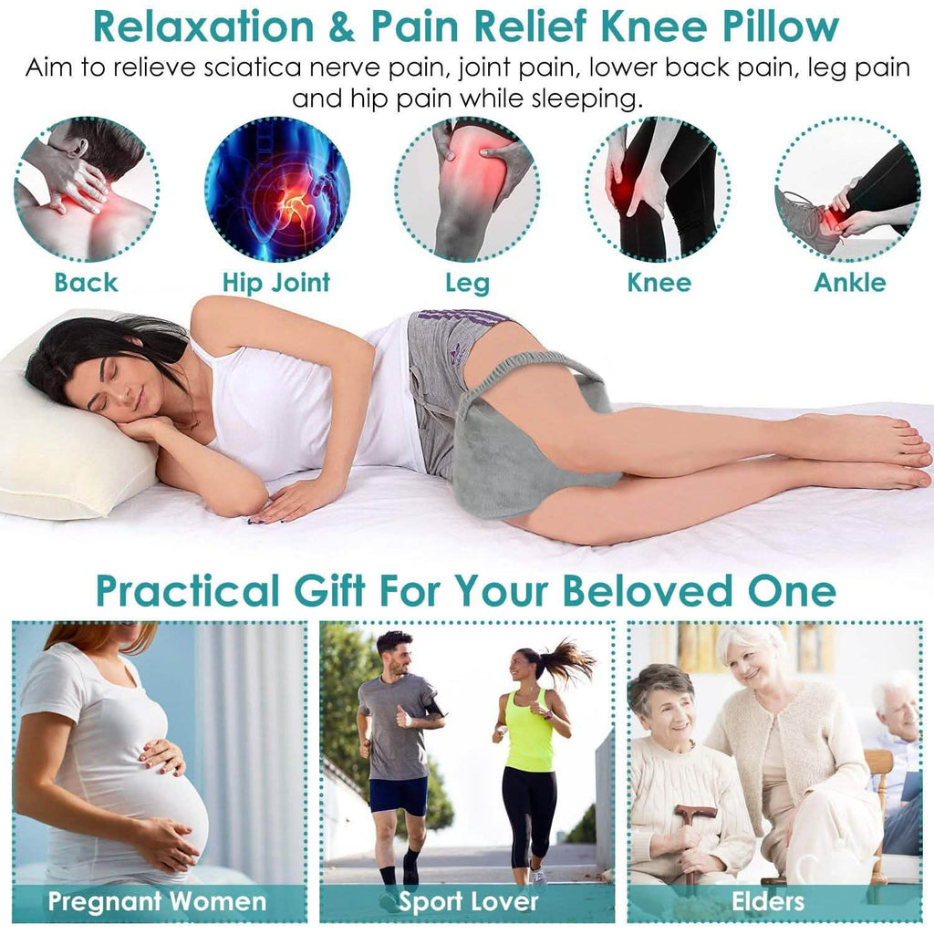 Memory Foam Contour Leg Pillow For Side Sleepers