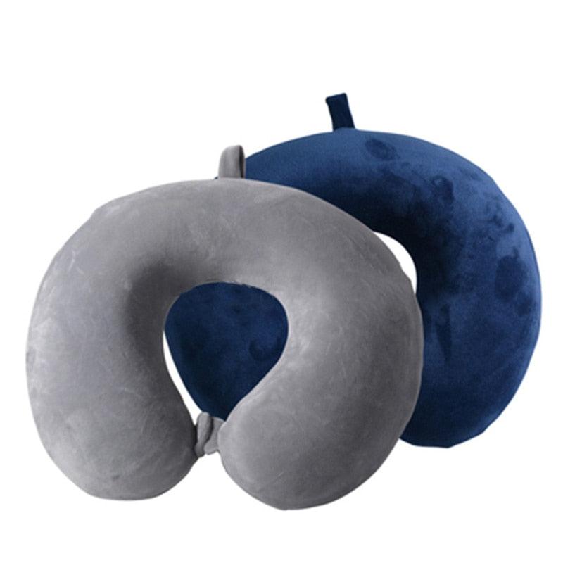 Memory Foam U-Shaped pillow Slow Rebound Neck Pillow Nap Airplane Pillow Travel Cartoon Memory U-Shaped Headrest Long Trip Sleep With No Neck Pain Super Soft Memory Foam Neck Pillow Easy Washing With Removable Cover By My Perfect Dream