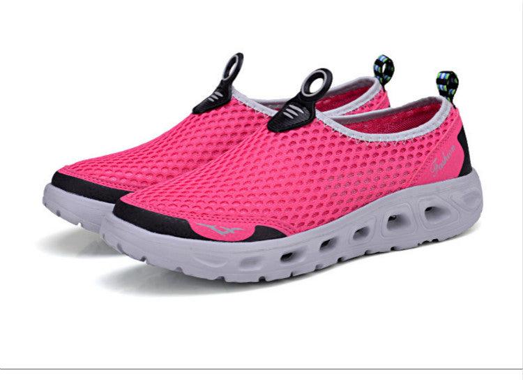 Men Casual Shoes Sneakers Light Breathable Summer Walking Beach Mesh Shoes Comfortable Mesh Work Shoes Athletic Slip On Walking Shoes For Men