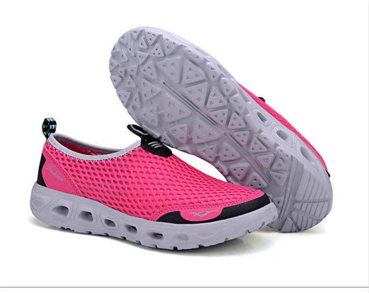 Men Casual Shoes Sneakers Light Breathable Summer Walking Beach Mesh Shoes Comfortable Mesh Work Shoes Athletic Slip On Walking Shoes For Men