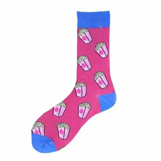 Men Cotton Socks Gradient Color Summer Style Long Wedding Sock Men  Knee High Business Socks Man Socks Men's Ladies Novelty Bright Colorful Patterned Cotton Socks