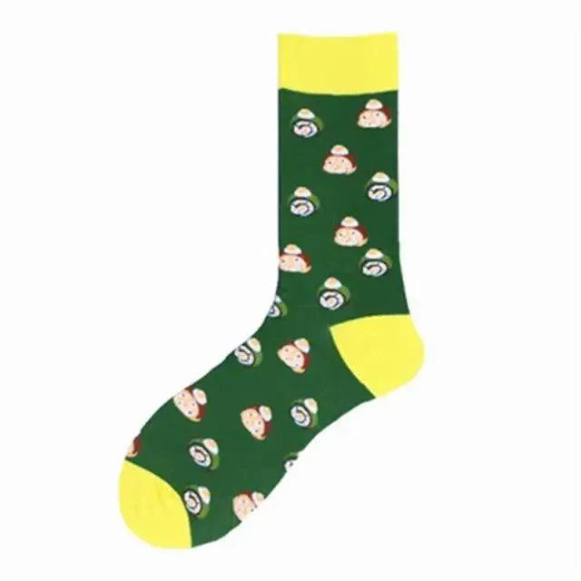 Men Cotton Socks Gradient Color Summer Style Long Wedding Sock Men  Knee High Business Socks Man Socks Men's Ladies Novelty Bright Colorful Patterned Cotton Socks