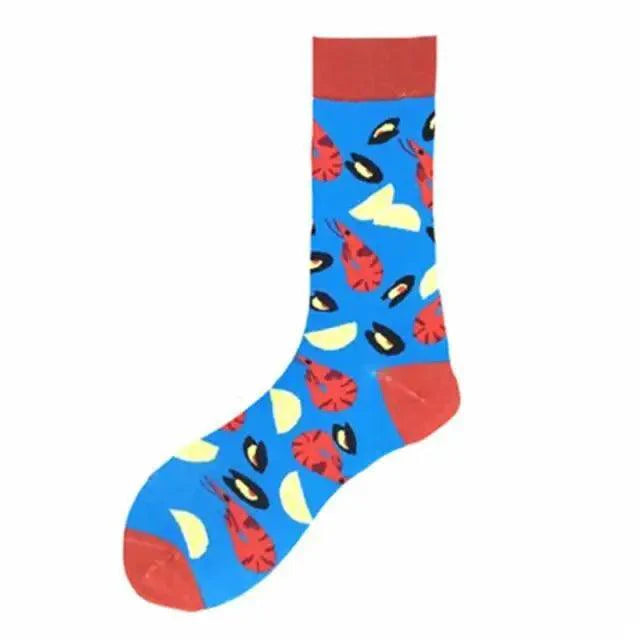 Men Cotton Socks Gradient Color Summer Style Long Wedding Sock Men  Knee High Business Socks Man Socks Men's Ladies Novelty Bright Colorful Patterned Cotton Socks