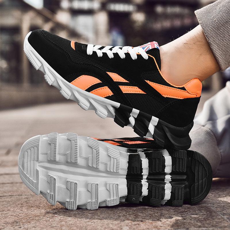 Men Running Spring Black Sneakers High Quality Outdoor Light Breathable Sport Athletic Men Sneakers Tennis Modern Shoes For Workout Walking Outdoor Sport
