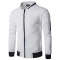 Men's Jacket Casual Sportswear Jogger Running Fitness Jacket for Men Solid Warm Bomber Jacket Unique Design Sports Jacket Classic Up Jacket For Men