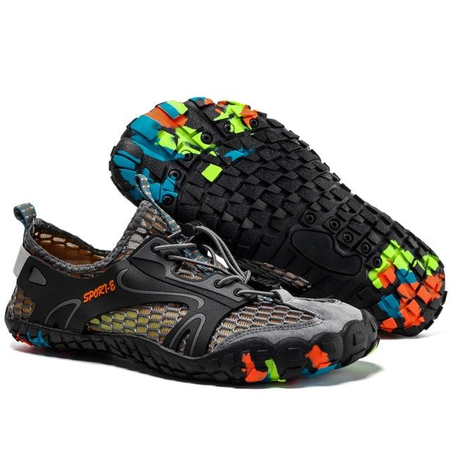 Men's Non-Slip Hiking Climbing Water Sports Shoes Beach Barefoot Surfing Shoes Outdoor River Upstream Quick Dry Barefoot Beach Sneakers Swim Boating Fishing Yoga Gym