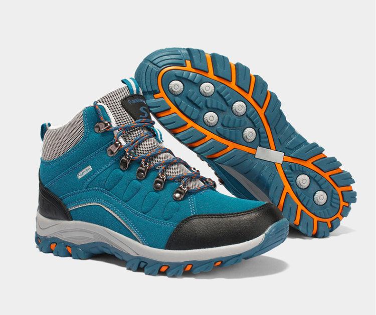 Men's Women's New Outdoor Climbing Hiking Sports Shoes Comfortable Breathable Wear-Resistant Men's Soft Casual Shoes Outdoor Walking Lace Up Anti-Slip Comfortable Ankle Booties