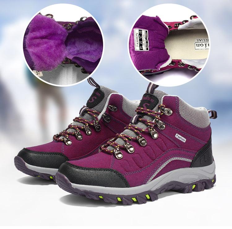 Men's Women's New Outdoor Climbing Hiking Sports Shoes Comfortable Breathable Wear-Resistant Men's Soft Casual Shoes Outdoor Walking Lace Up Anti-Slip Comfortable Ankle Booties