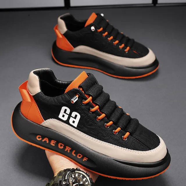 Men Sneakers Spring Breathable Comfort Casual Shoes Male Flat Shoe Fashion Luxury Brand No-slip Running Shoes Tennis Sports Shoe