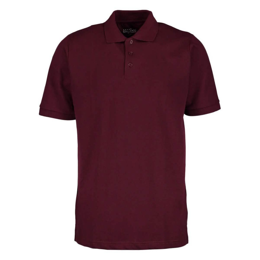 Men's 3-Button Ribbed Short Sleeve Polo