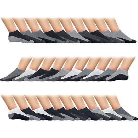 Men's Active Low-Cut Ankle Socks