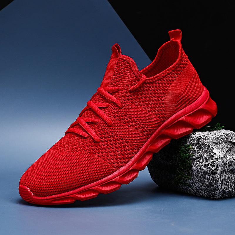 Mens Black Sneakers Casual Summer High Quality Mesh Sneakers Lightweight Breathable Mesh Sneakers Fashion Tennis Breathable Walking Gym Work Sneakers