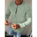 Men's Casual Solid Long Sleeve Shirt