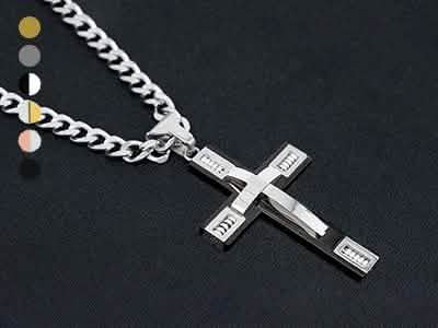 Men's Cross Necklaces in Stainless Steel