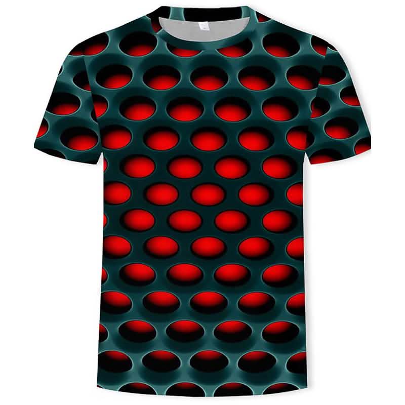 Men's Optical Illusion Plus Size Shirt