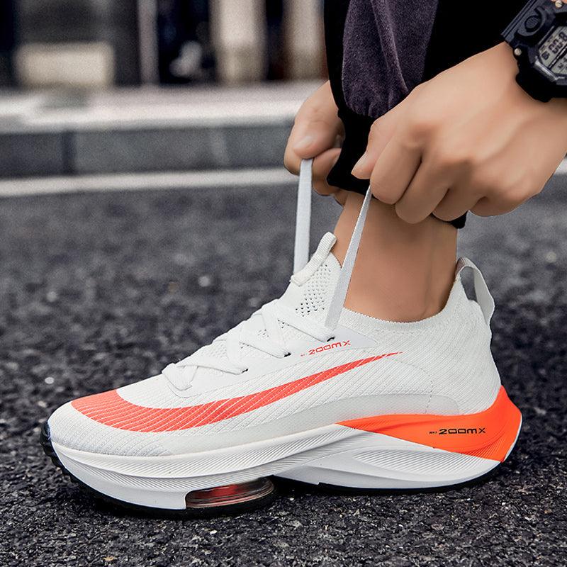 Mens Running Breathable Air Cushion Sneakers Light Jogging Men Casual Sports Outdoor Non-Slip Sneakers Athletic Casual Sports Tennis Road Sneakers For Walking Gym Jogging Training Fitness