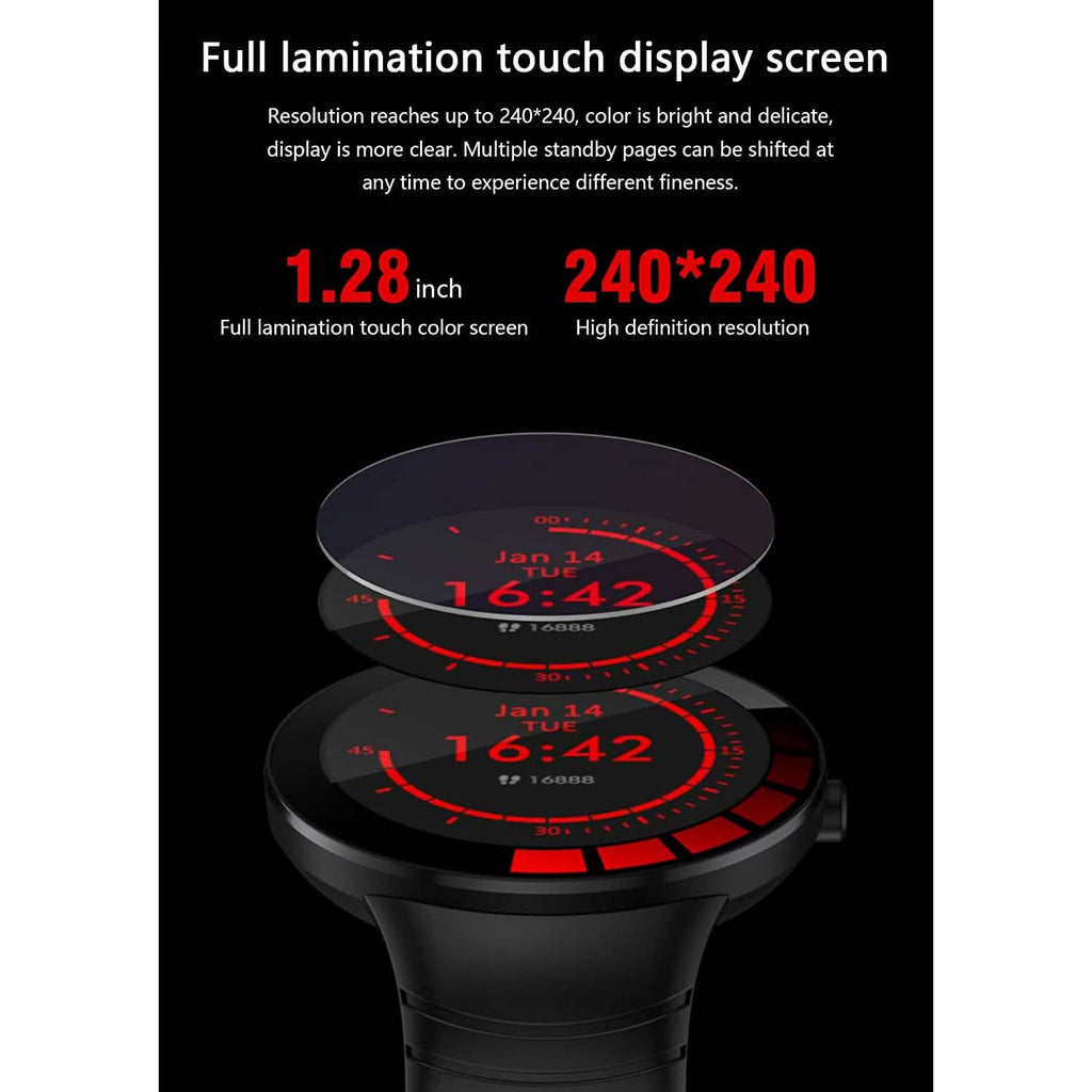 Men's Smart Watch Fitness Trackers with Heart Rate Monitor