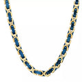 Men's Stainless Steel 24" Byzantine Necklace Chain