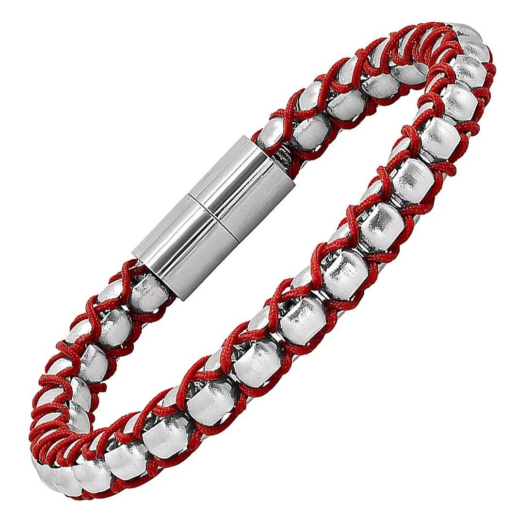 Men's Stainless Steel Box Link Bracelet