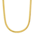 Men's Stainless Steel Curb Cuban Link Chain by Steeltime