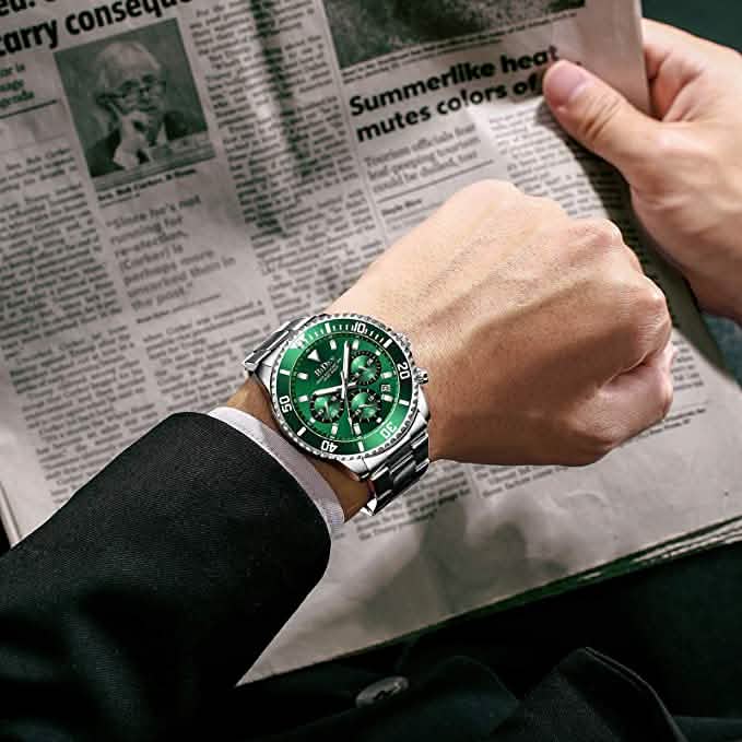 Men's Stainless Steel Watches Chronograph