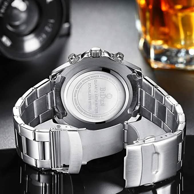 Men's Stainless Steel Watches Chronograph