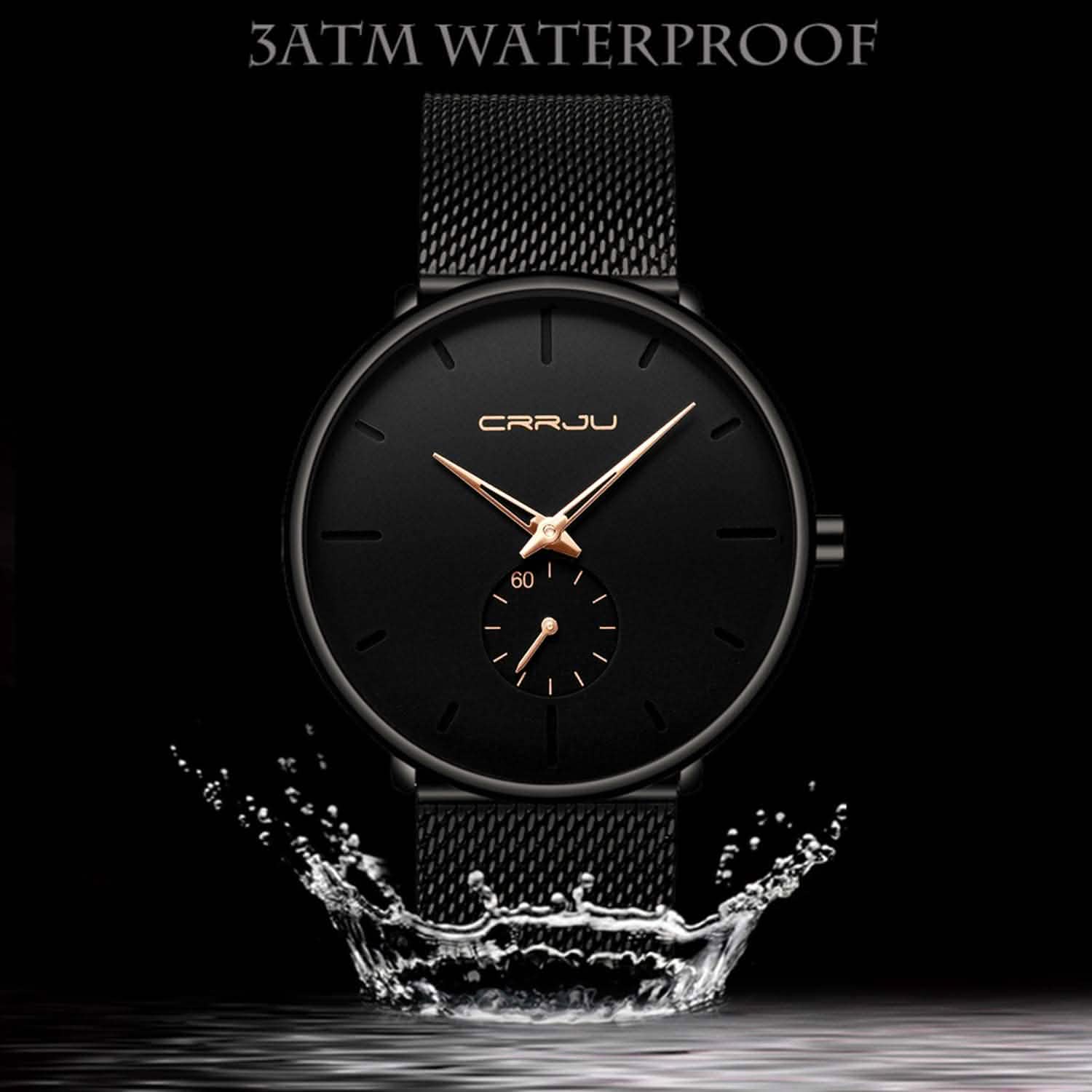 Men's Ultra-Thin Minimalist Waterproof Fashion Wrist Watch
