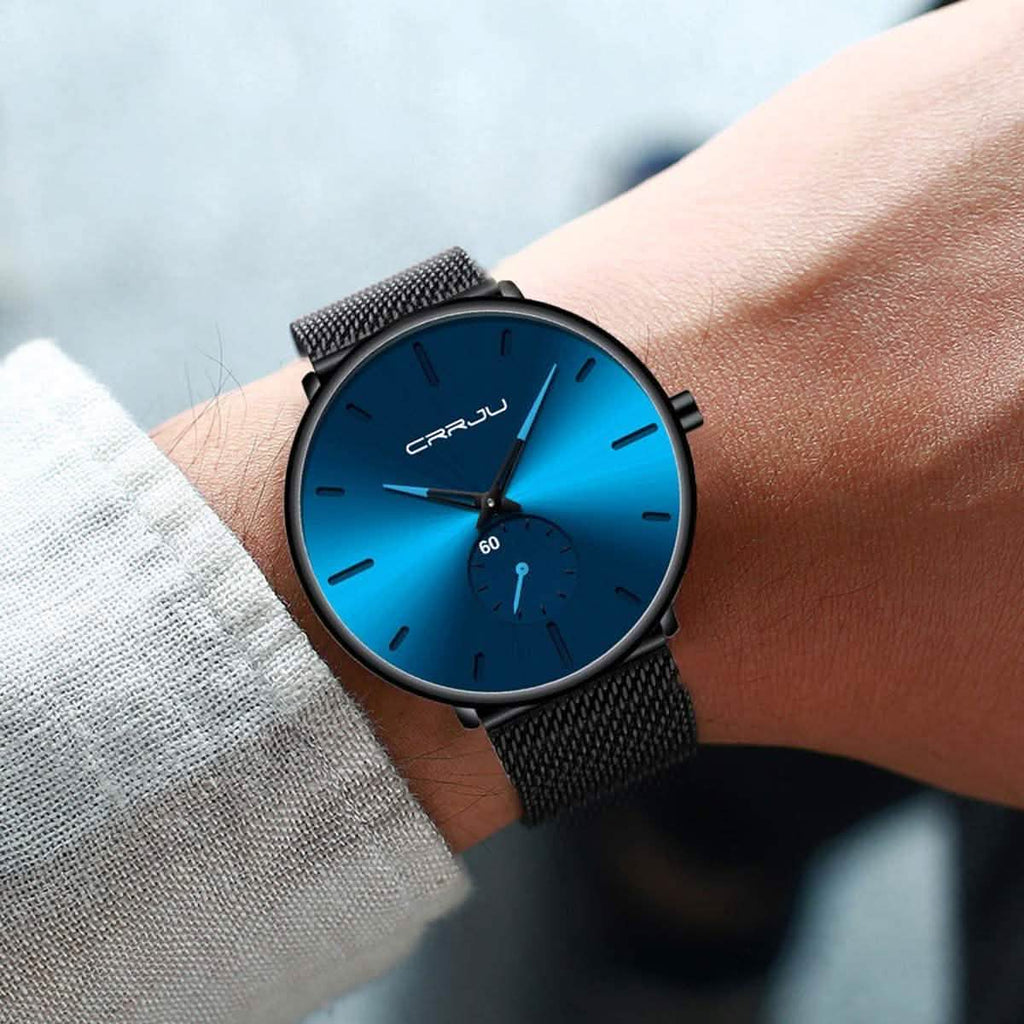 Men's Ultra-Thin Minimalist Waterproof Fashion Wrist Watch