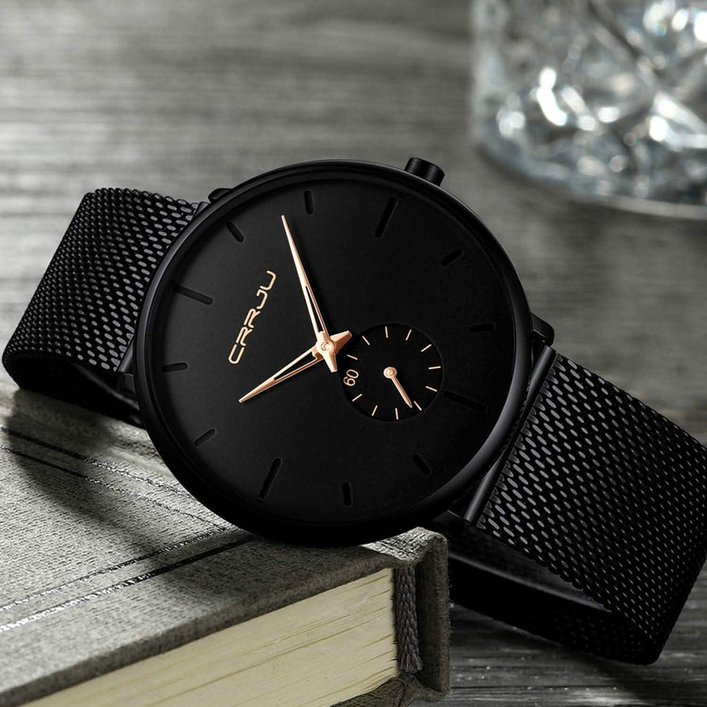 Men's Ultra-Thin Minimalist Waterproof Fashion Wrist Watch