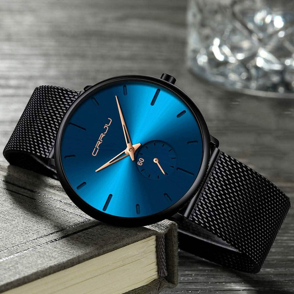 Men's Ultra-Thin Minimalist Waterproof Fashion Wrist Watch