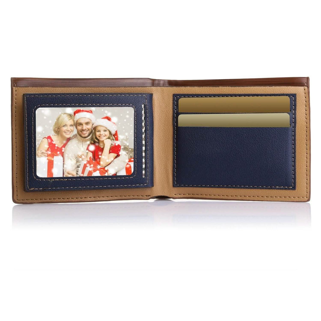 Men's Wallet PU Leather Bifold Purse Credit Card Holders